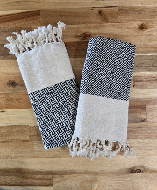 Diamond Turkish Cotton Hand Towel