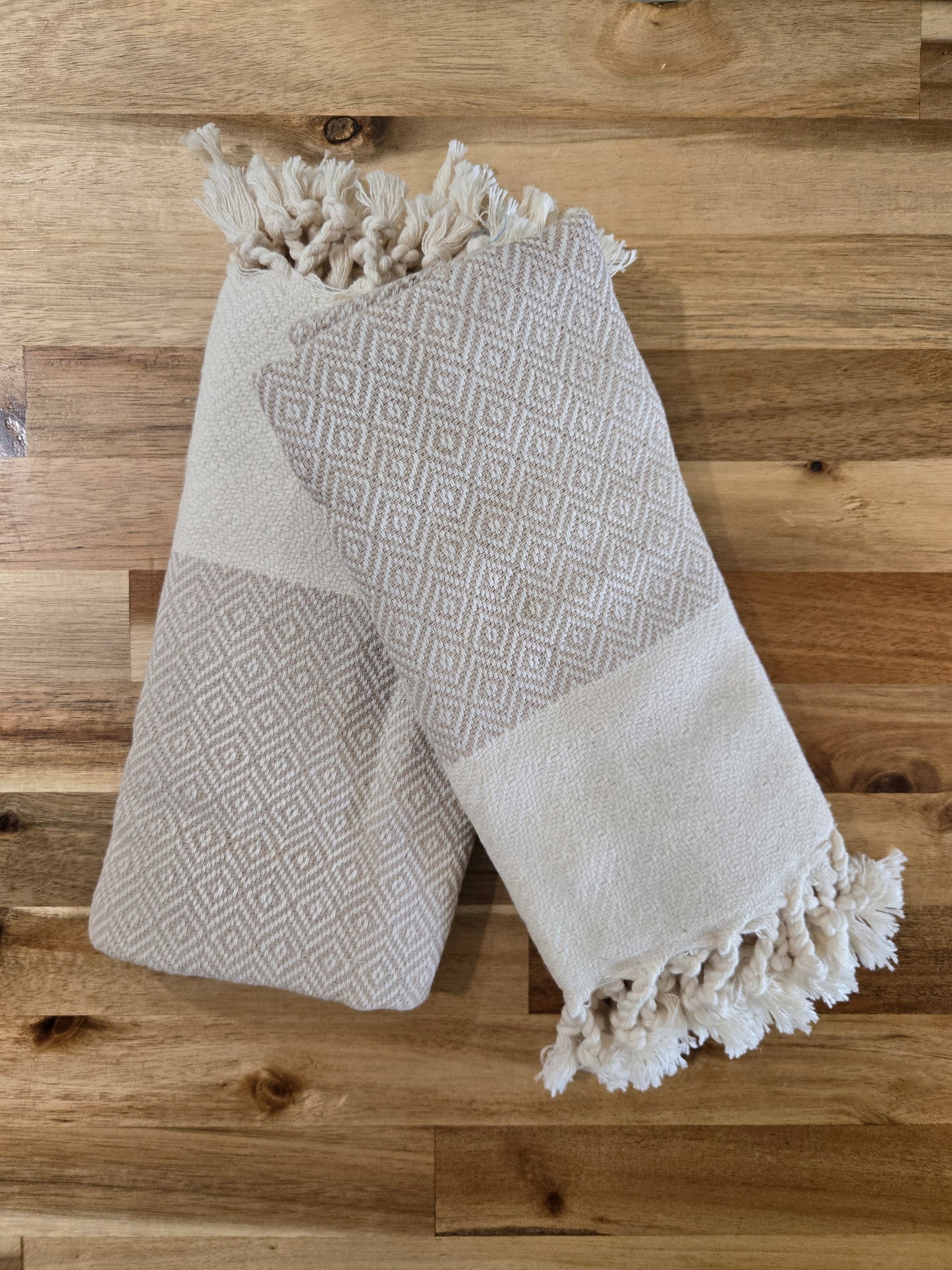 Diamond Turkish Cotton Hand Towel