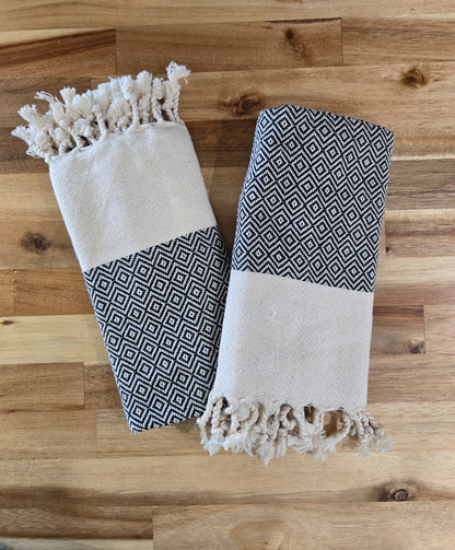 Diamond Turkish Cotton Hand Towel